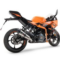 GPR auspuff kompatibel mit  Ktm Rc 390 2022-2024, M3 Inox , Zugelassener legaler Slip-On-Auspuff mit Abe, einschließlich abnehmbarem DB-Killer und Verbindungsrohr 