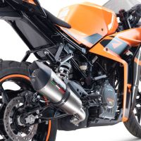 GPR auspuff kompatibel mit  Ktm Rc 390 2022-2024, M3 Inox , Zugelassener legaler Slip-On-Auspuff mit Abe, einschließlich abnehmbarem DB-Killer und Verbindungsrohr 