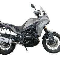 GPR auspuff kompatibel mit  Moto Morini X-CAPE 650 2021-2024, Albus Evo4, Zugelassener legaler Mid-Full-Systemauspuff mit ABE, einschließlich abnehmbarem DB-Killer und Katalysator 