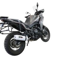GPR auspuff kompatibel mit  Moto Morini X-CAPE 650 2021-2024, Albus Evo4, Zugelassener legaler Mid-Full-Systemauspuff mit ABE, einschließlich abnehmbarem DB-Killer und Katalysator 