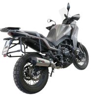 GPR auspuff kompatibel mit  Moto Morini X-CAPE 650 2021-2024, New Grand Prix Evo Titanium, Zugelassener legaler Mid-Full-Systemauspuff mit ABE, einschließlich abnehmbarem DB-Killer und Katalysator 