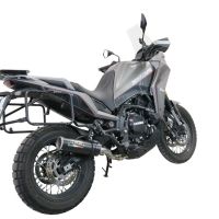 GPR auspuff kompatibel mit  Moto Morini X-CAPE 650 2021-2024, M3 Black Titanium, Zugelassener legaler Mid-Full-Systemauspuff mit ABE, einschließlich abnehmbarem DB-Killer und Katalysator 
