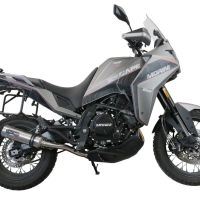 GPR auspuff kompatibel mit  Moto Morini X-CAPE 650 2021-2024, M3 Inox , Zugelassener legaler Mid-Full-Systemauspuff mit ABE, einschließlich abnehmbarem DB-Killer und Katalysator 