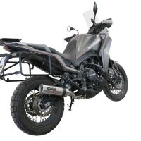 GPR auspuff kompatibel mit  Moto Morini X-CAPE 650 2021-2024, M3 Inox , Zugelassener legaler Mid-Full-Systemauspuff mit ABE, einschließlich abnehmbarem DB-Killer und Katalysator 