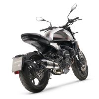 GPR auspuff kompatibel mit  Moto Morini Seiemmezzo Str 2022-2024, New Grand Prix Evo Titanium, Zugelassener legaler Mid-Full-Systemauspuff mit ABE, einschließlich abnehmbarem DB-Killer und Katalysator 