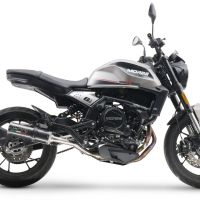 GPR auspuff kompatibel mit  Moto Morini Seiemmezzo Str 2022-2024, M3 Poppy , Zugelassener legaler Mid-Full-Systemauspuff mit ABE, einschließlich abnehmbarem DB-Killer und Katalysator 