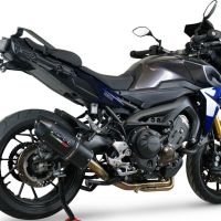 GPR auspuff kompatibel mit  Yamaha Mt-09 Tracer 900 2015-2020, Furore Nero, Racing-Komplettsystem-Auspuff, einschließlich Krümmer und abnehmbarem DB-Killer 