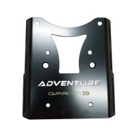 GPR TECH Ktm Adventure 890 L 2021/2024 e5 SPEZIFISCHES TITANPLATTEN-OBERGEHÄUSE - ALPITECH 35/55 LT Spezifische Platte zur Befestigung, kompatibel mit dem Original-Gepäckträger, aus Titan mit 4 Verankerungspunkten