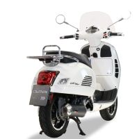 GPR auspuff kompatibel mit  Piaggio Vespa Gt - Gtv 250 I.E.  2007-2009, Evo4 Road, Racing-Komplettsystem-Auspuff, einschließlich Krümmer und abnehmbarem DB-Killer 