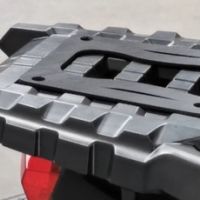 GPR TECH Suzuki V-Strom Dl 1000 2014/2016 e3 Spezifische Montageplatte Top Case ALPITECH 35 LT kompatibel mit Original-Gepäckträger, aus Edelstahl mit 4 Verankerungspunkten