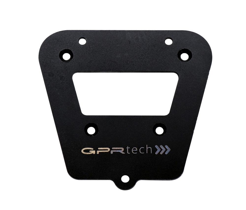 GPR TECH Royal Enfield Himalayan 410 2017/2023 Spezifische Montageplatte Top Case ALPITECH 35 LT kompatibel mit Original-Gepäckträger, aus Edelstahl mit 4 Verankerungspunkten