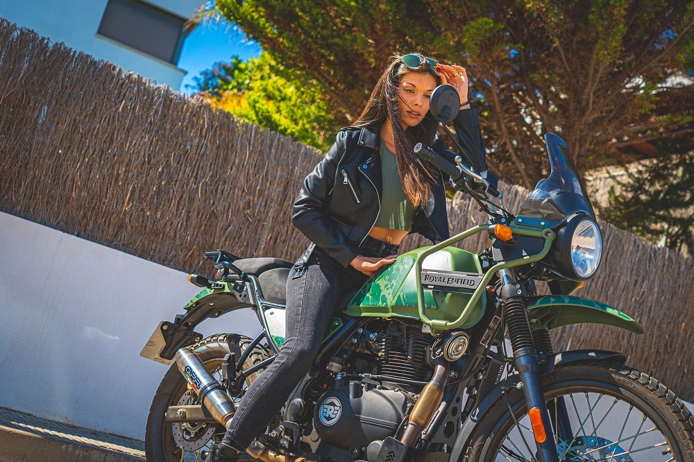 GPR auspuff kompatibel mit  Royal Enfield Himalayan 410 Diam.36mm 2017-2020, Deeptone Inox, Rennauspuff, mit Verbindungsrohren, Artikel ohne Genehmigung 