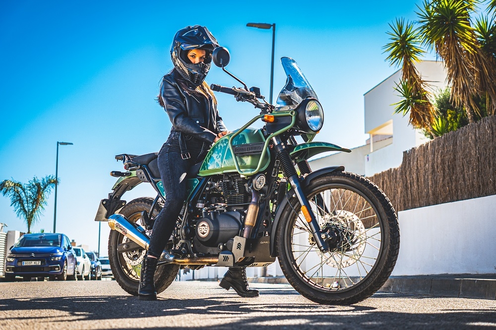 GPR auspuff kompatibel mit  Royal Enfield Himalayan 410 2021-2024, Powercone Evo, Zugelassener legaler Slip-On-Auspuff mit Abe, einschließlich abnehmbarem DB-Killer,katakysator und Verbindungsrohr 