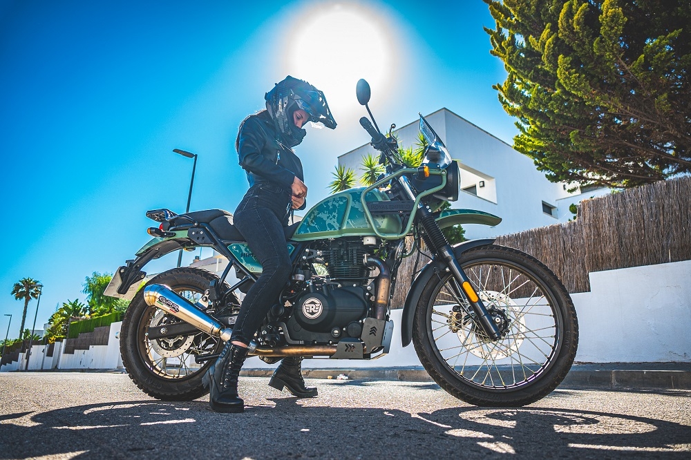 GPR auspuff kompatibel mit  Royal Enfield Himalayan 410 2021-2024, Powercone Evo, Zugelassener legaler Slip-On-Auspuff mit Abe, einschließlich abnehmbarem DB-Killer,katakysator und Verbindungsrohr 