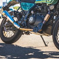 GPR auspuff kompatibel mit  Royal Enfield Himalayan 410 2021-2024, Powercone Evo, Zugelassener legaler Slip-On-Auspuff mit Abe, einschließlich abnehmbarem DB-Killer,katakysator und Verbindungsrohr 