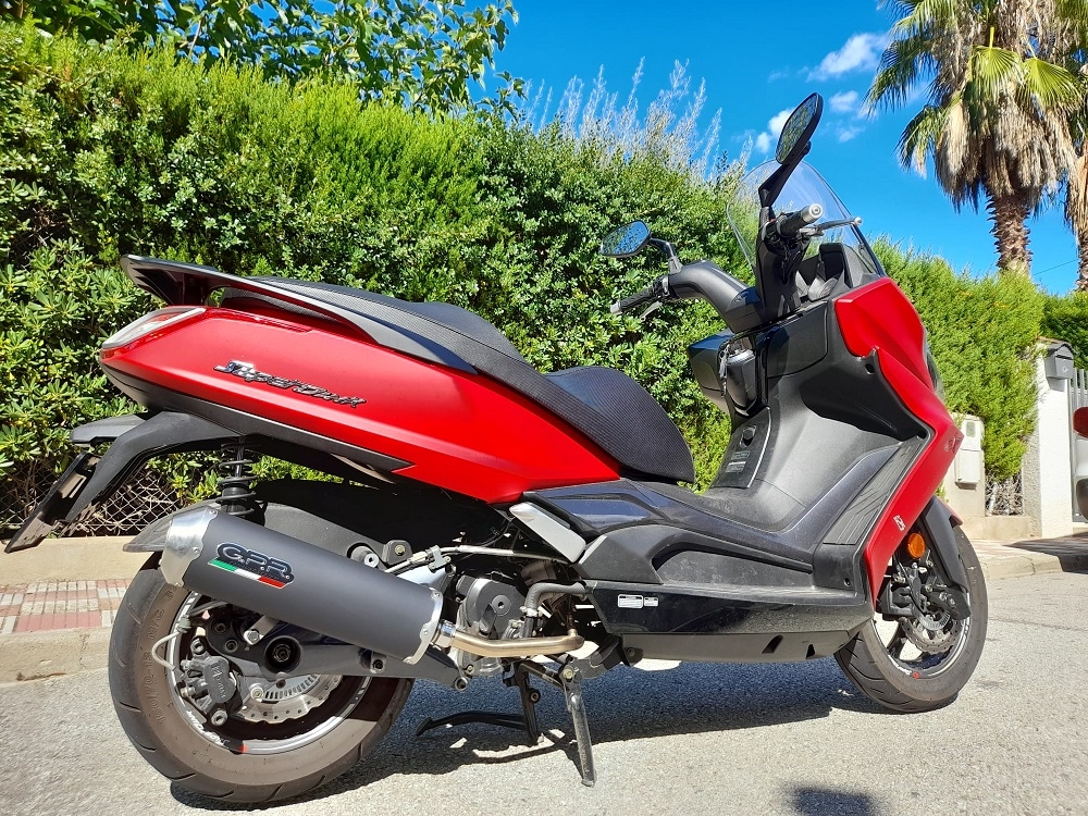 GPR auspuff kompatibel mit  Kymco Superdink 125 I.E. 2017-2020, Evo4 Road, Homologierte auspuff mit verbindungsrohr und katalysator 