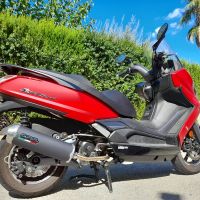 GPR auspuff kompatibel mit  Kymco Superdink 125 I.E. 2017-2020, Evo4 Road, Homologierte auspuff mit verbindungsrohr und katalysator 