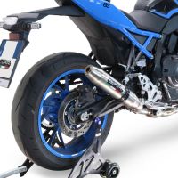 GPR auspuff kompatibel mit  Suzuki Gsx-8S 2022-2024, Deeptone Inox, Racing-Komplettsystem-Auspuff, einschließlich Krümmer und abnehmbarem DB-Killer 