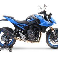 GPR auspuff kompatibel mit  Suzuki Gsx-8S 2022-2024, Furore Nero, Racing-Komplettsystem-Auspuff, einschließlich Krümmer und abnehmbarem DB-Killer 