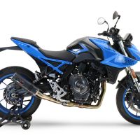 GPR auspuff kompatibel mit  Suzuki Gsx-8S 2022-2024, M3 Black Titanium, Racing-Komplettsystem-Auspuff, einschließlich Krümmer und abnehmbarem DB-Killer 