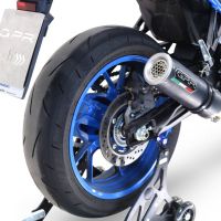 GPR auspuff kompatibel mit  Suzuki Gsx-8S 2022-2024, M3 Black Titanium, Racing-Komplettsystem-Auspuff, einschließlich Krümmer und abnehmbarem DB-Killer 