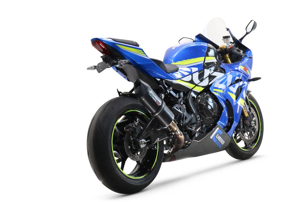 GPR auspuff kompatibel mit  Suzuki Gsx-R 1000 - 1000 R  2021-2025, Furore Nero, Rennauspuff, mit Verbindungsrohren, Artikel ohne Genehmigung 