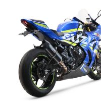 GPR auspuff kompatibel mit  Suzuki Gsx-R 1000 - 1000 R  2021-2025, Furore Nero, Rennauspuff, mit Verbindungsrohren, Artikel ohne Genehmigung 