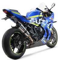 GPR auspuff kompatibel mit  Suzuki Gsx-R 1000 - 1000 R  2021-2025, New Grand Prix Evo Titanium, Zugelassener legaler Slip-On-Auspuff mit Abe, einschließlich abnehmbarem DB-Killer und Verbindungsrohr 
