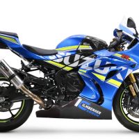 GPR auspuff kompatibel mit  Suzuki Gsx-R 1000 - 1000 R  2021-2025, M3 Inox , Rennauspuff, mit Verbindungsrohren, Artikel ohne Genehmigung 