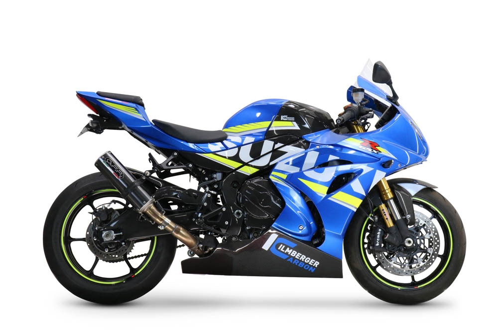 GPR auspuff kompatibel mit  Suzuki Gsx-R 1000 - 1000 R  2021-2025, M3 Poppy , Rennauspuff, mit Verbindungsrohren, Artikel ohne Genehmigung 