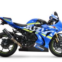 GPR auspuff kompatibel mit  Suzuki Gsx-R 1000 - 1000 R  2021-2025, M3 Poppy , Rennauspuff, mit Verbindungsrohren, Artikel ohne Genehmigung 