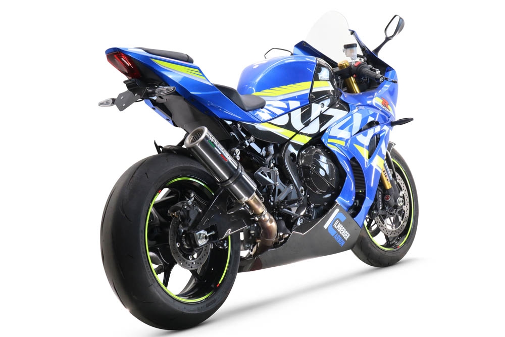 GPR auspuff kompatibel mit  Suzuki Gsx-R 1000 - 1000 R  2021-2025, M3 Poppy , Rennauspuff, mit Verbindungsrohren, Artikel ohne Genehmigung 