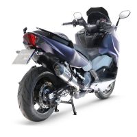 GPR auspuff kompatibel mit  Sym Maxsym TL 508 2021-2024, New Grand Prix Evo Titanium, Zugelassener legaler Slip-On-Auspuff mit Abe, einschließlich abnehmbarem DB-Killer und Verbindungsrohr 