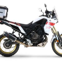 GPR TECH Yamaha Tenere 700 2019/2020 e4 Topcase aus Aluminium, Inklusive Stahlplatte und Aluminium-Dachträger Kapazität Liter 35