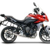 GPR auspuff kompatibel mit  Triumph Trident 660 2021-2024, Deeptone Inox, Racing-Komplettsystem-Auspuff, einschließlich Krümmer und abnehmbarem DB-Killer 