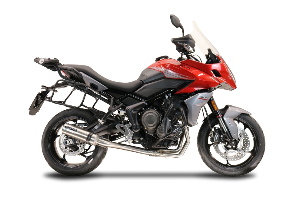 GPR auspuff kompatibel mit  Triumph Tiger Sport 660 2022-2024, M3 Inox , Racing-Komplettsystem-Auspuff, einschließlich Krümmer und abnehmbarem DB-Killer 