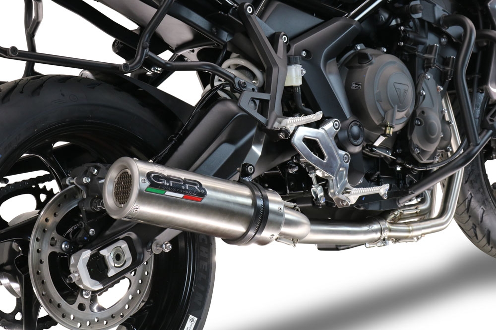 GPR auspuff kompatibel mit  Triumph Tiger Sport 660 2022-2024, M3 Inox , Racing-Komplettsystem-Auspuff, einschließlich Krümmer und abnehmbarem DB-Killer 