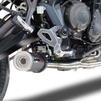 GPR auspuff kompatibel mit  Triumph Tiger Sport 660 2022-2024, M3 Black Titanium, Racing-Komplettsystem-Auspuff, einschließlich Krümmer und abnehmbarem DB-Killer 