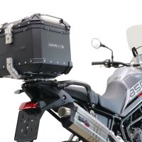 GPR TECH Triumph Tiger 1200 Gt - Rally 2022/2024 e5 Topcase aus Aluminium, schwarze Farbe mit spezifischer Platte enthalten Kapazität Liter 35