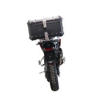 GPR TECH Triumph Tiger 1200 Gt - Rally 2022/2024 e5 Topcase aus Aluminium, schwarze Farbe mit spezifischer Platte enthalten Kapazität Liter 55