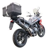 GPR TECH Triumph Tiger 1200 Gt - Rally 2022/2024 e5 Topcase aus Aluminium, schwarze Farbe mit spezifischer Platte enthalten Kapazität Liter 55