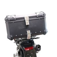 GPR TECH Triumph Tiger 1200 Gt - Rally 2022/2024 e5 Topcase aus Aluminium, schwarze Farbe mit spezifischer Platte enthalten Kapazität Liter 55