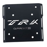 GPR TECH Benelli Trk 125 2019/2023 Spezifische Montageplatte Top Case ALPITECH 55 LT kompatibel mit Original-Gepäckträger, aus Edelstahl mit 4 Verankerungspunkten