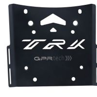 GPR TECH Benelli Trk 502 2021/2024 e5 SPEZIFISCHE TITANPLATTE TOP CASE-ALPITECH 35/55 LT Spezifische Platte zur Befestigung, kompatibel mit dem Original-Gepäckträger, aus Titan mit 4 Verankerungspunkten