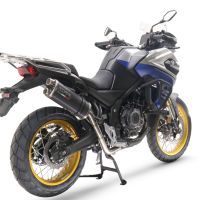 GPR auspuff kompatibel mit  Voge 525DSX 2023-2024, Dual Poppy, Zugelassener legaler Slip-On-Auspuff mit Abe, einschließlich abnehmbarem DB-Killer und Verbindungsrohr 