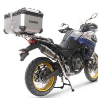 GPR auspuff kompatibel mit  Voge 525DSX 2023-2024, New Grand Prix Evo Titanium, Zugelassener legaler Slip-On-Auspuff mit Abe, einschließlich abnehmbarem DB-Killer und Verbindungsrohr 