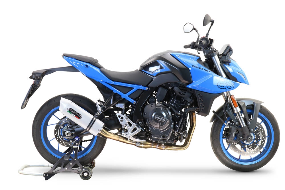 GPR auspuff kompatibel mit  Suzuki Gsx-8S 2022-2024, Albus Ceramic, Racing-Komplettsystem-Auspuff, einschließlich Krümmer und abnehmbarem DB-Killer 