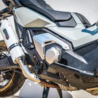 GPR auspuff kompatibel mit  Honda X-Adv 750 2025-2026, Albus Evo4, Zugelassener legaler Slip-On-Auspuff mit Abe, einschließlich abnehmbarem DB-Killer und Verbindungsrohr 