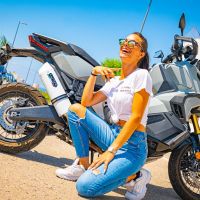 GPR auspuff kompatibel mit  Honda X-Adv 750 2025-2026, Albus Evo4, Zugelassener legaler Slip-On-Auspuff mit Abe, einschließlich abnehmbarem DB-Killer und Verbindungsrohr 