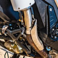 GPR auspuff kompatibel mit  Honda X-Adv 750 2025-2026, Albus Evo4, Zugelassener legaler Slip-On-Auspuff mit Abe, einschließlich abnehmbarem DB-Killer und Verbindungsrohr 